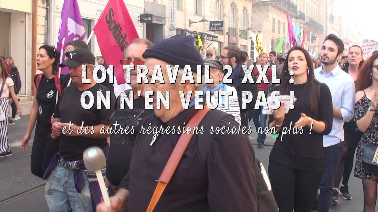 Manifestation Bordeaux 21 septembre 2017