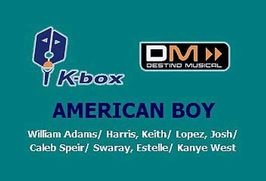 American Boy - Estelle Feat. Kanye West (Karaoke)