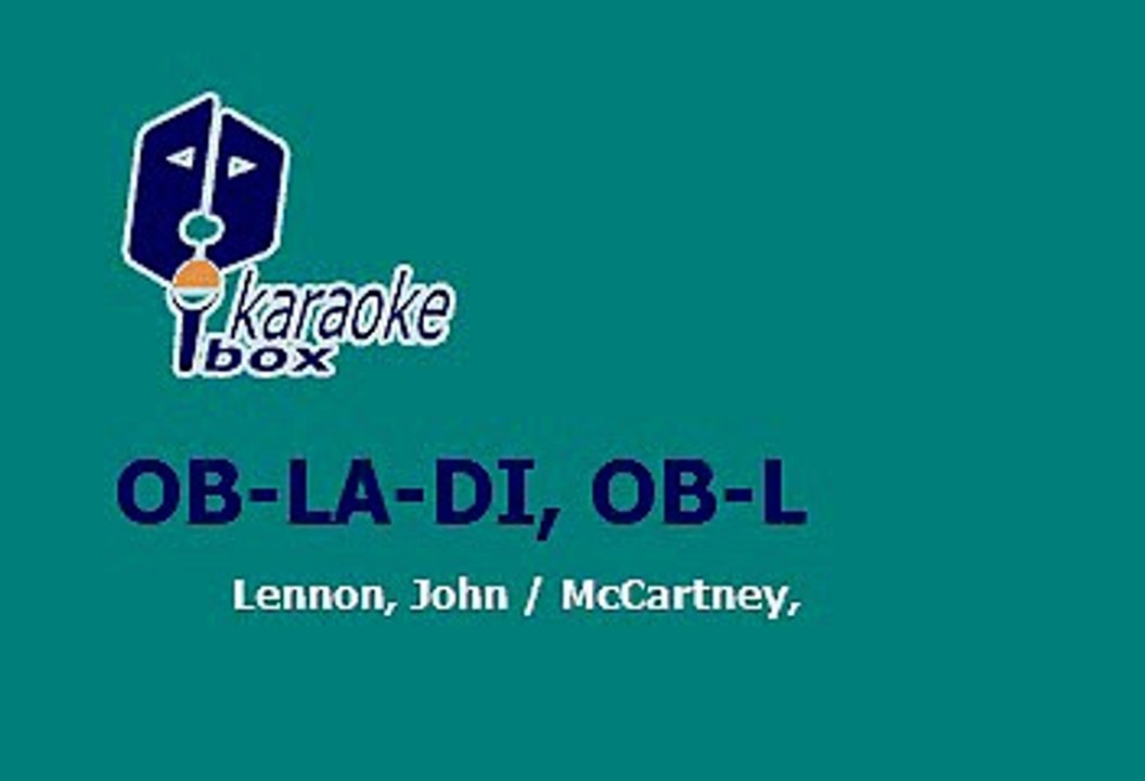 Beatles - Ob-la-di, ob-la-da (Karaoke)