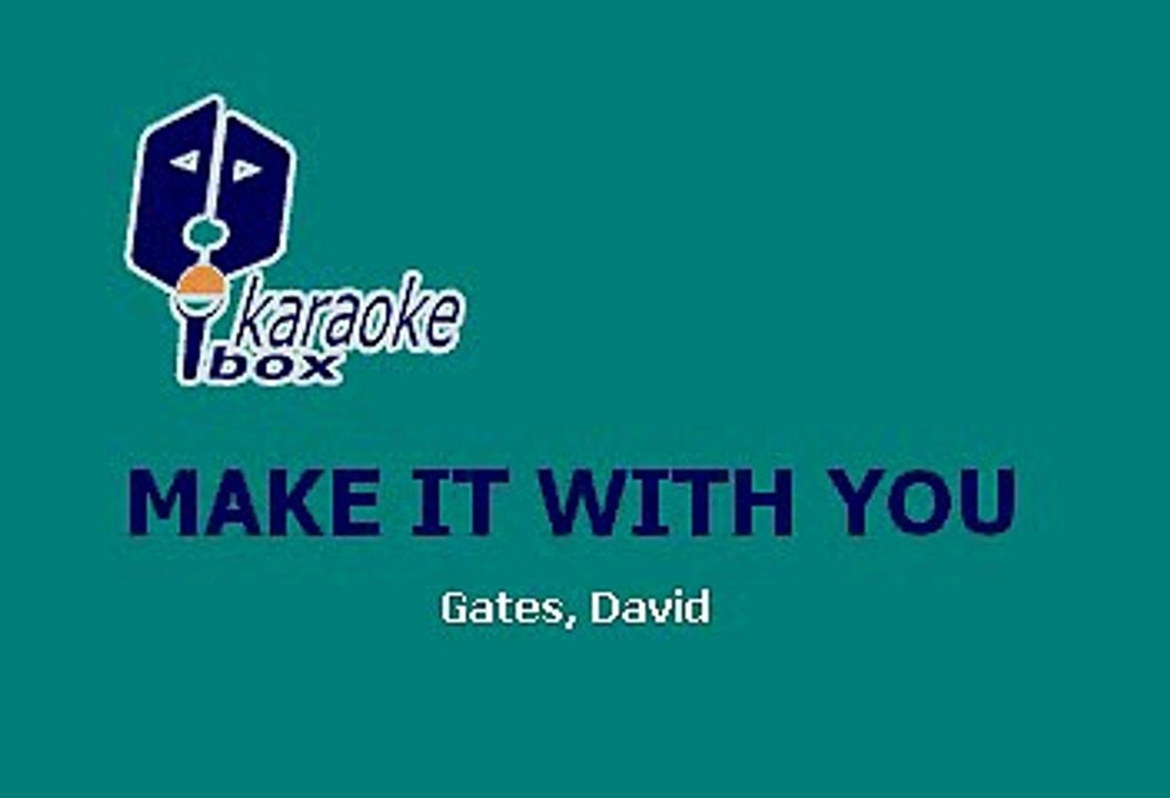 Bread - Make with you (Karaoke)