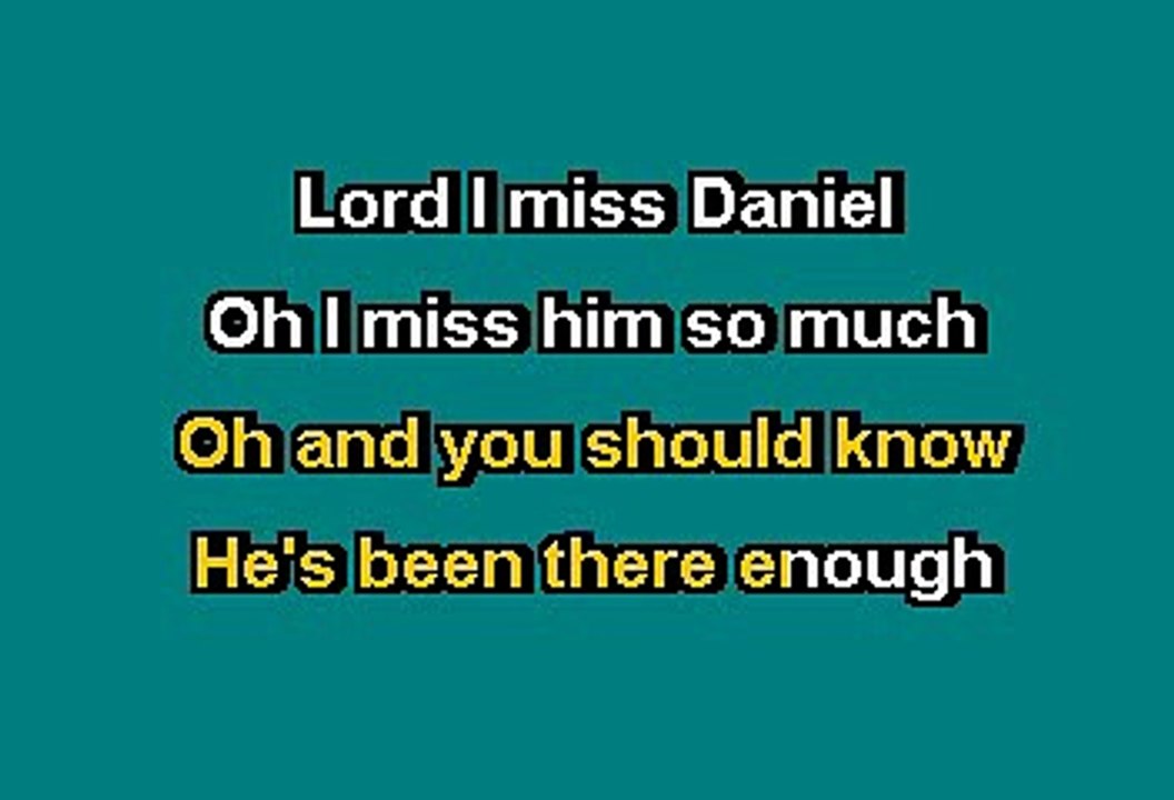 Elton John - Daniel (Karaoke)