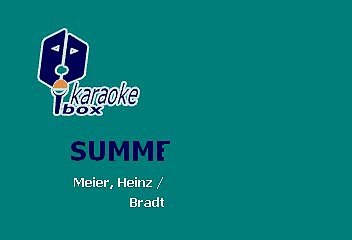 Frank Sinatra - Summer wind (Karaoke)