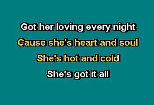 Huey Lewis and The News - Heart and Soul (Karaoke)