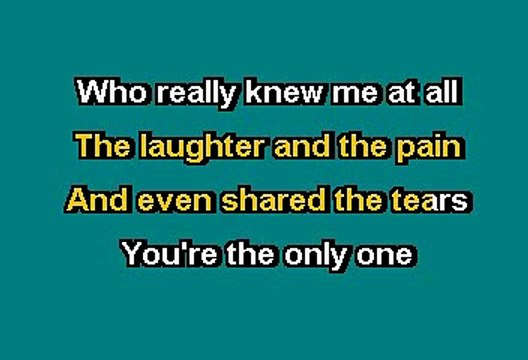 Phil Collins - Against all odds (Karaoke)