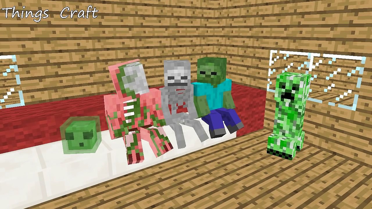 Monster School : Hair Cut - Minecraft Animation