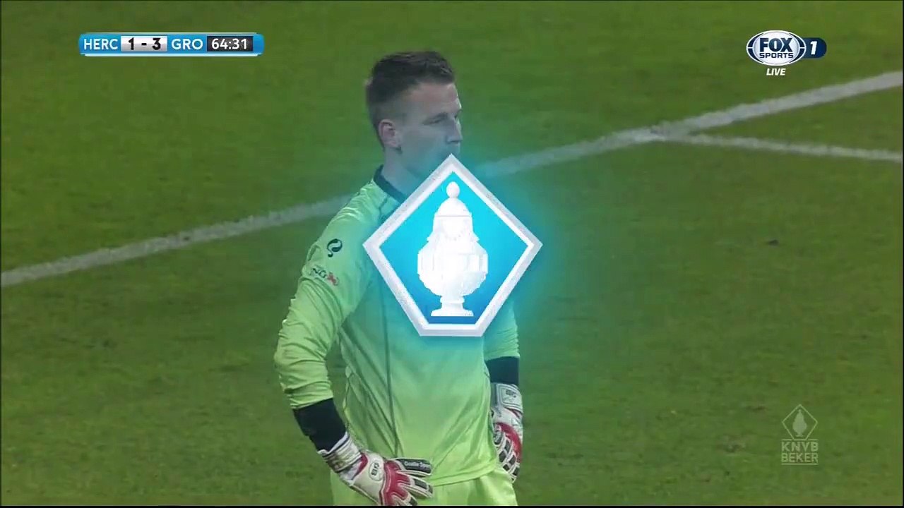 1-3 Juninho Bacuna Goal Holland  KNVB Beker  Round 1 - 21.09.2017 USV Hercules 1-3 FC Groningen