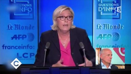 C à Vous : Marine Le Pen pense que Florian Philippot est "fini"