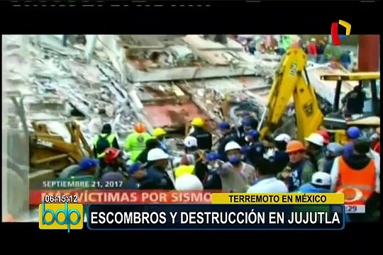 Presidente de México visita una de las zonas más afectadas por el terremoto
