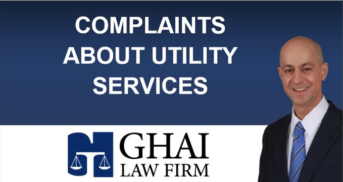 Roger Ghai Complaints About Utility Services After Filing Bankruptcy