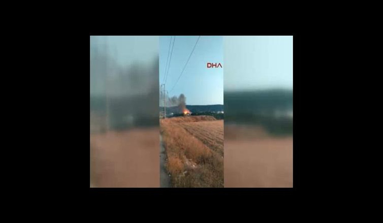 Çanakkale Açık Ceza İnfaz Kurumunda yangın