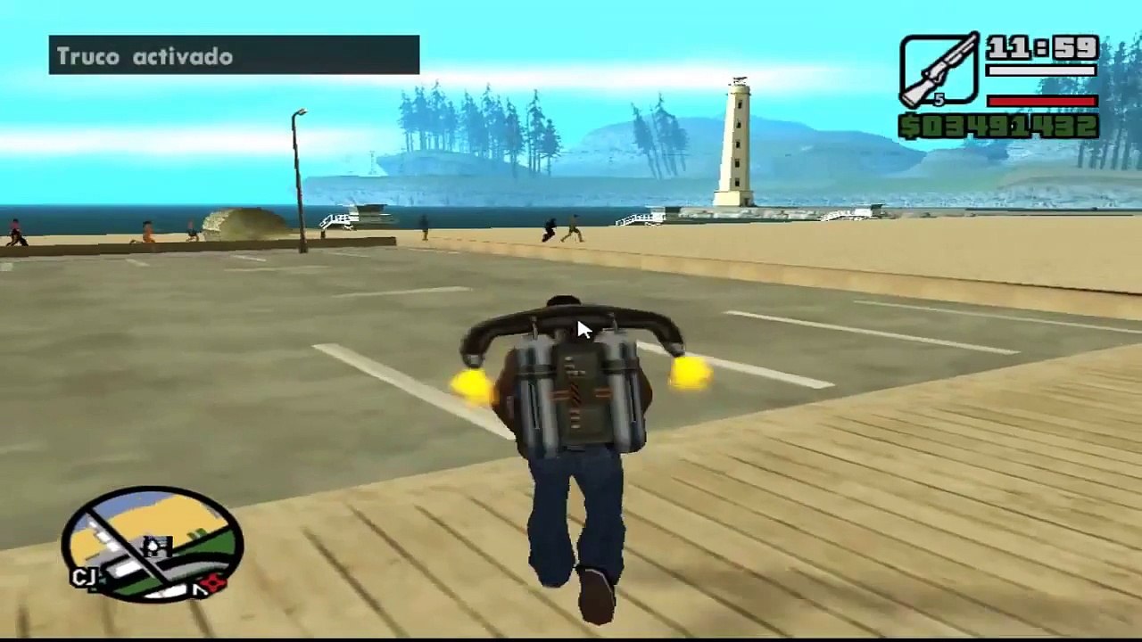 Jetpack Truco 1 GTA San Andreas PC Vídeo Dailymotion