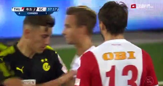 Simone Rapp Goal HD - Thun 1-1 Grasshoppers 21.09.2017