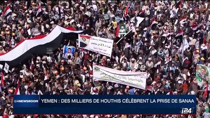 Yemen: des milliers de Houthis célèbrent la prise de Sanaa