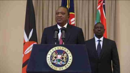 Kenyatta dice que la anulación de su reelecición es "un golpe judicial"