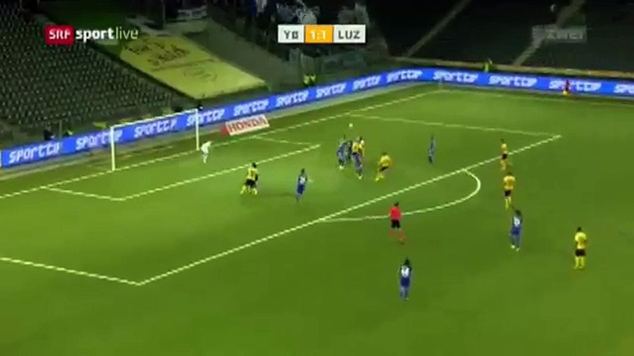 Young Boys 2:1 Luzern (Swiss Super League 20 September)