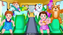 Wheels on the Bus PART 2   Popular Nursery Rhymes and Songs for Children
