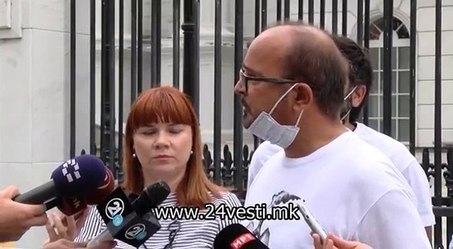 Граѓански активисти на марш_ Превентивен протест против загадувањето на воздухот
