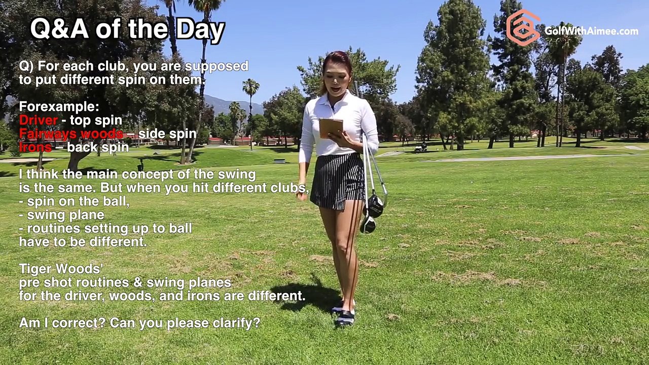 [Golf with Aimee] Q&A with Aimee 004 Difference between Driver