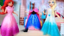 Frozen Dolls Queen Elsa Princess Anna and Little Mermaid Ariel Story | Mermaid Tale Part 1