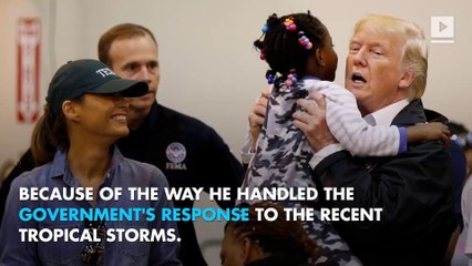 Trump's hurricane response earns him 40% approval rating