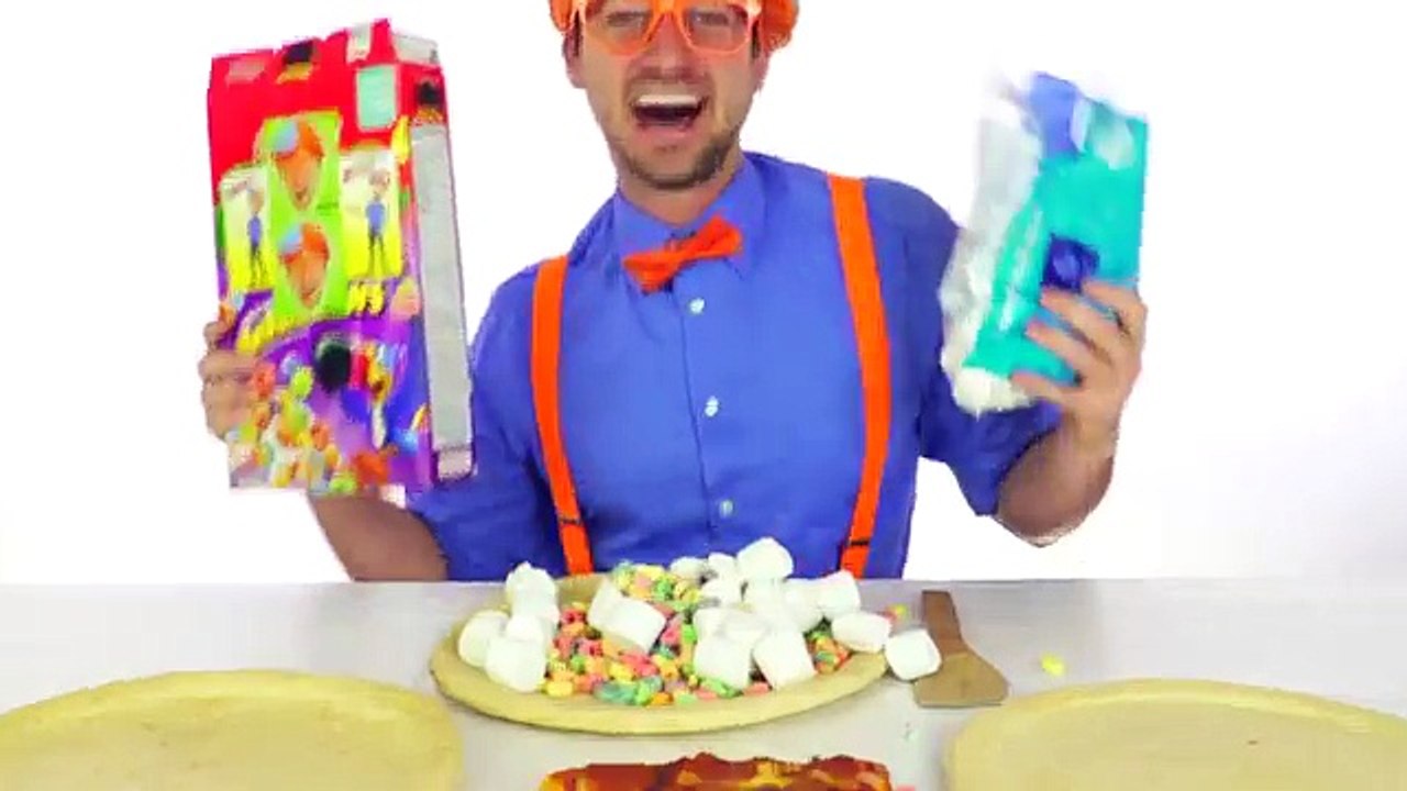 Funny Fun Pizza Song by Blippi | Foods for Kids
