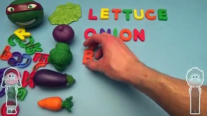 Kinder Surprise Egg Learn to Spell! Spelling Vegetables!