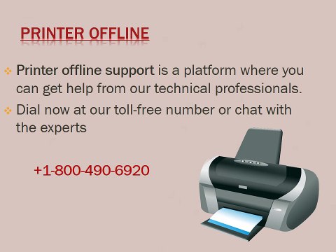 How to get Best Technical Support for Printer Offline? call @ +1-800-490-6920