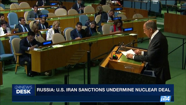 i24NEWS DESK | Russia: U.S. Iran sanctions undermine nuclear deal | Thursday, September 21st 2017