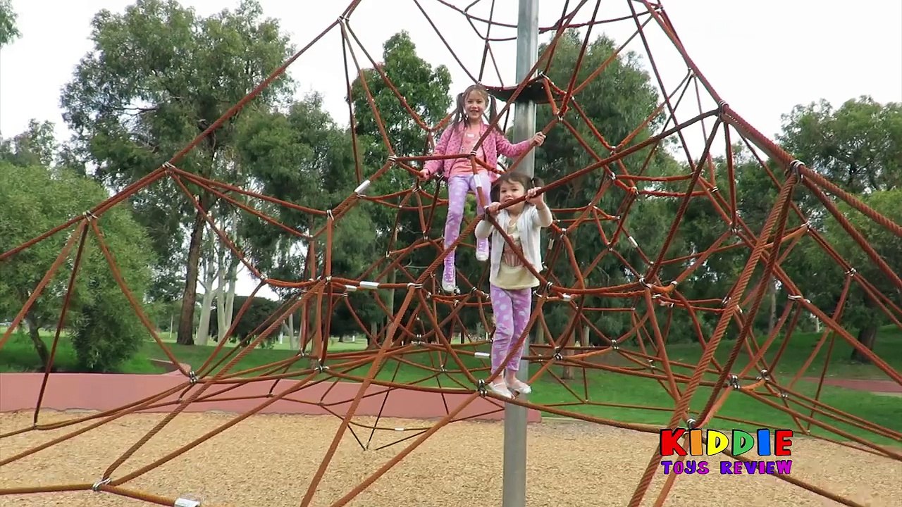 ANGRY BIRDS Kids Playing at Kids Playground - Kid Friendly Kids Toys THE ANGRY BIRDS MOVIE Fun