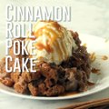 CINNAMON ROLL POKE CAKE