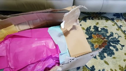 BOX OPENING OF SURPRISE BABY! DAMAGED BOX! FULL BODY SILICONE BABY GIRL! AMAZING GIFT OPENING!