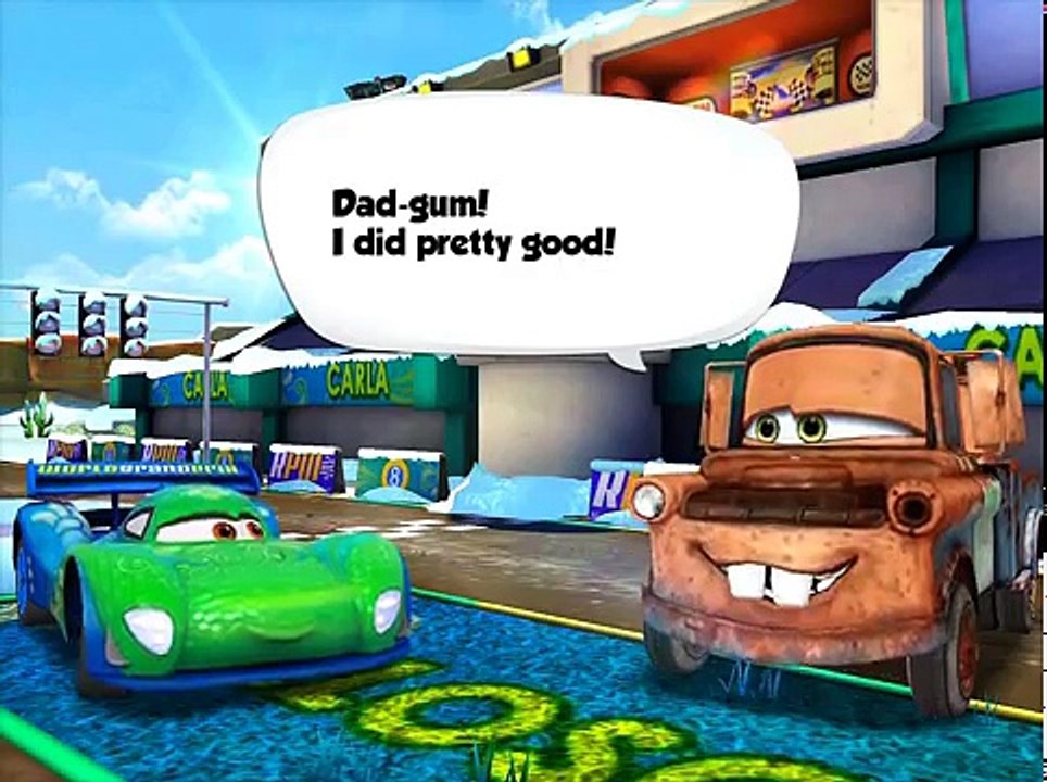 CARLA vs MATER FILLMORE & FLO - Level 14 #2 Cars Fast as Lightning