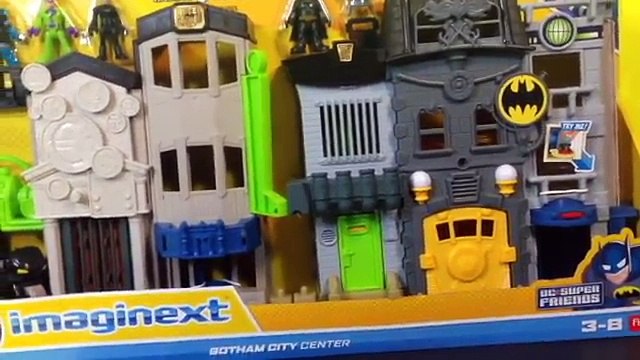 IMAGINEXT Batman GOTHAM CITY CENTER DC Comics Riddle Catwoman Mr.Freeze Commissioner Gordon