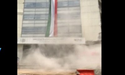 Detik-detik Gedung Meksiko Roboh Terekam Kamera