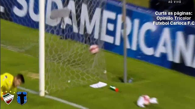 Os gols de LDU 2x1 FLUMINENSE