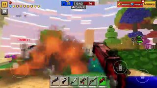 Beating Pros With Starter Weapons In Pixel Gun 3D
