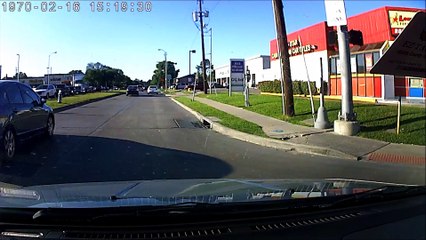 Woman Pushes Man in Front of Moving Car