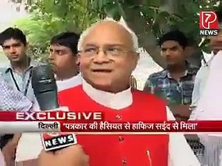 Indian Journalist meet Hafiz Saeed. He discussed about Modi, Pak-India relation etc