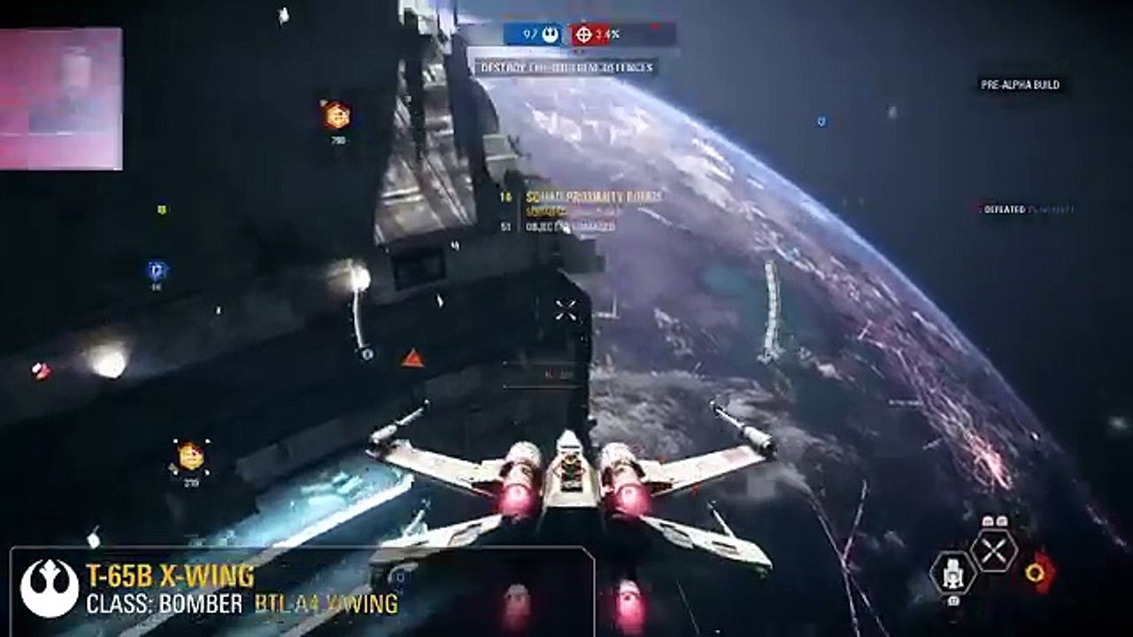 Star Wars Battlefront 2 - Space Battle Gameplay Walkthrough 2017