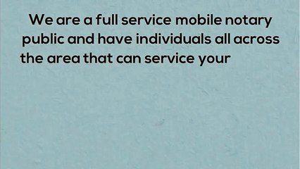 Los Angeles Traveling Notary