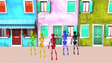 Colors Spiderman And Skeleton Riding Horse Colours - Learn Colors For Children Nureshy Rhymes
