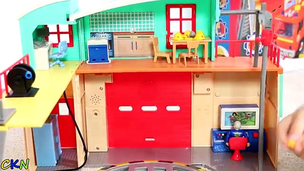 Pompier amusement amusement phare jouets déballage avec sam playset wallaby neptune ckn