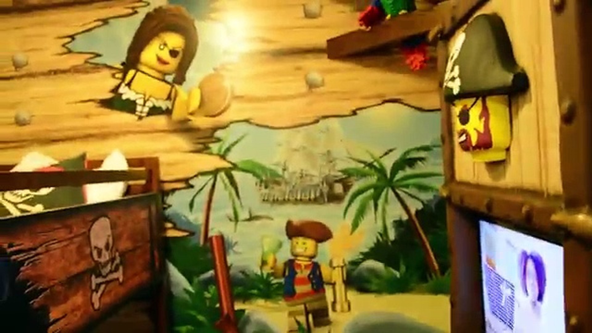 Legoland Hotel California Lego Pirate Room Tour Themed Resort 2016 San Diego Carlsbad Ca