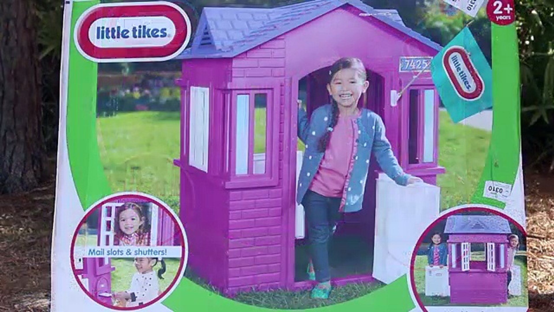 little tikes pink and purple playhouse