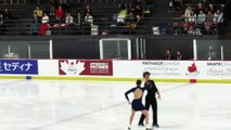 Tessa Virtue / Scott Moir 2017-09-21 ACI FD practice (fan cam)