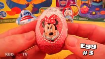 9 Toy Surprise Eggs Disney Mickey Mouse Smurfs Winnie the Pooh Barbie Hello Kitty Phineas & Ferb