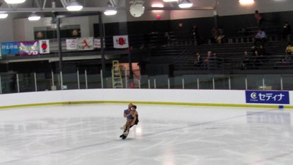 Meagan Duhamel / Eric Radford 2017-09-21 ACI SP practice (fan cam)