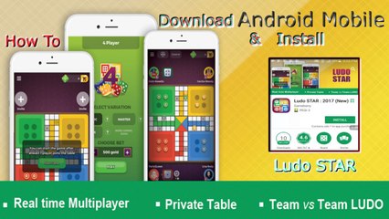 How To Download & Install Android Mobile& Play Ludo STAR : 2017 (New) Akmal Pardasi