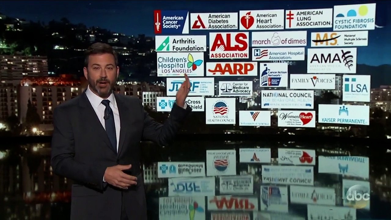 'He barely knows the difference between Melania and Ivanka': Jimmy nails Trump as too dumb to get GOP health bill