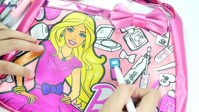 Barbie Fashion purse color n style / coloring ivity for kids